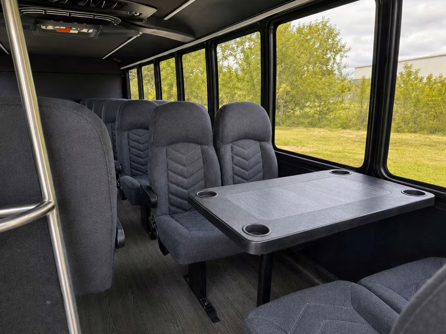 15 passenger minibus interior