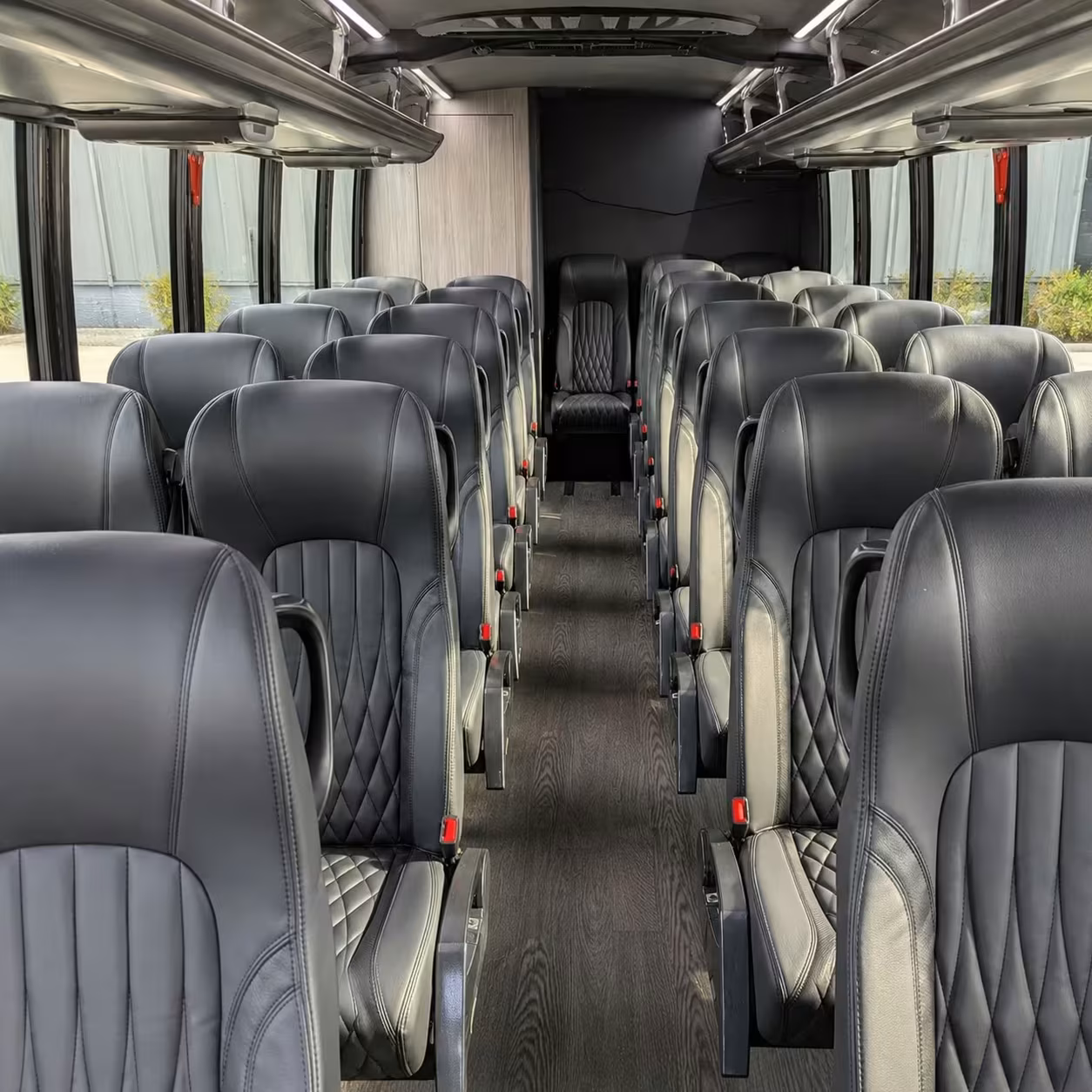 28 passenger minibus interior