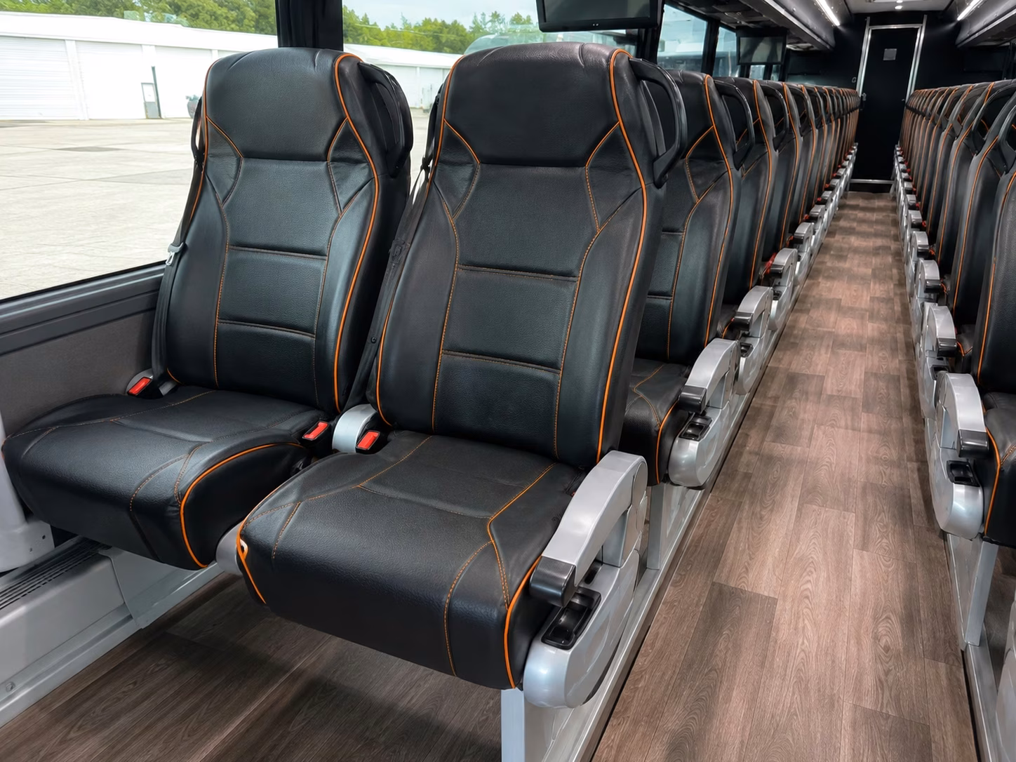 deltona charter bus interior